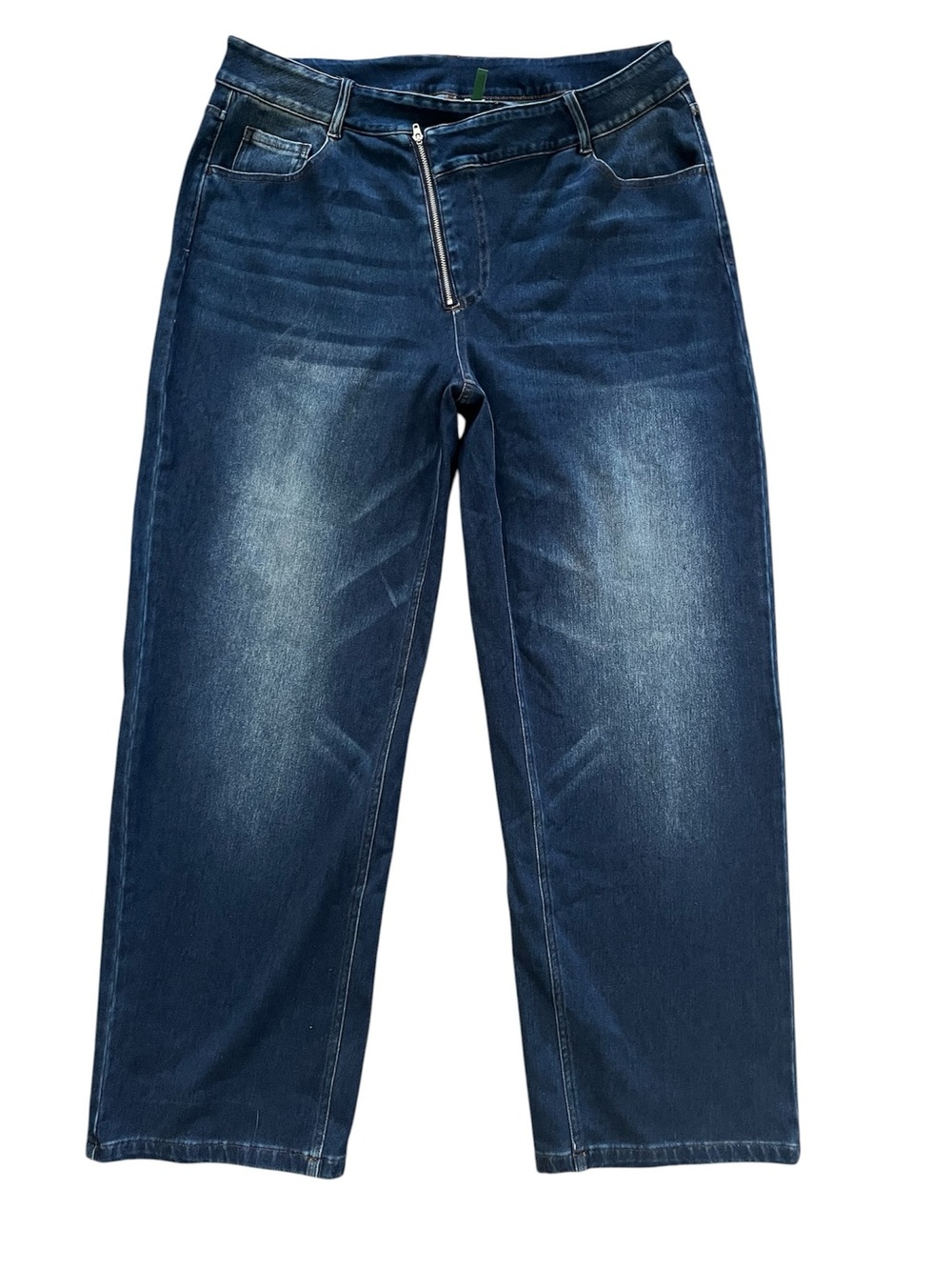 NWT Halara Flex™ Asymmetric Crossover Wide Leg Jeans